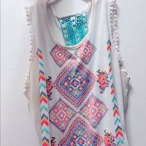 Self esteem tank and shorts